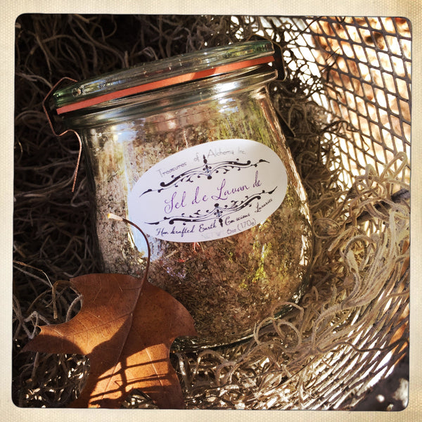 Lavender Salt/ Sels de Lavande - 7 oz. - Treasures of Alchemy