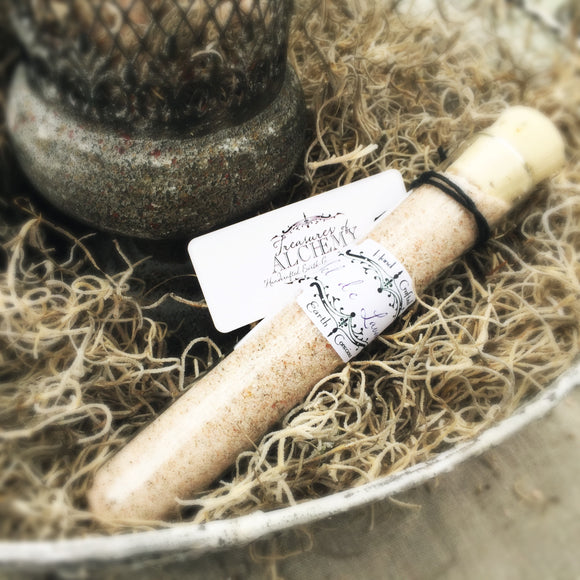 Lavender Salt/ Sels de Lavande - 1.7 oz. Glass Vial - Treasures of Alchemy